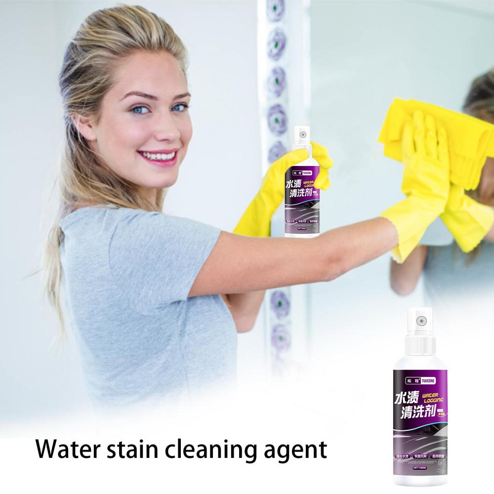 100ml Car Water Stain Cleaner Universal Water Damage Watermark Remover Car Dirt Body Acid Rain Spot Cleaning Agent Car Supplies