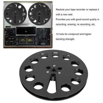 1/4" Width Recording Takeup Reel 7inch Empty Tape Reel for TEAC/ReVox Studer Recording Equipment