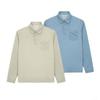 Men S Long Sleeve Polo T ShirT Melange 7l15240