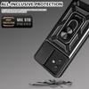 Slide Camera Phone Case for Samsung Galaxy A04e 4G/F04 4G/M04 4G,Hard PC Soft TPU Protective Rugged Phone Cover with Kickstand