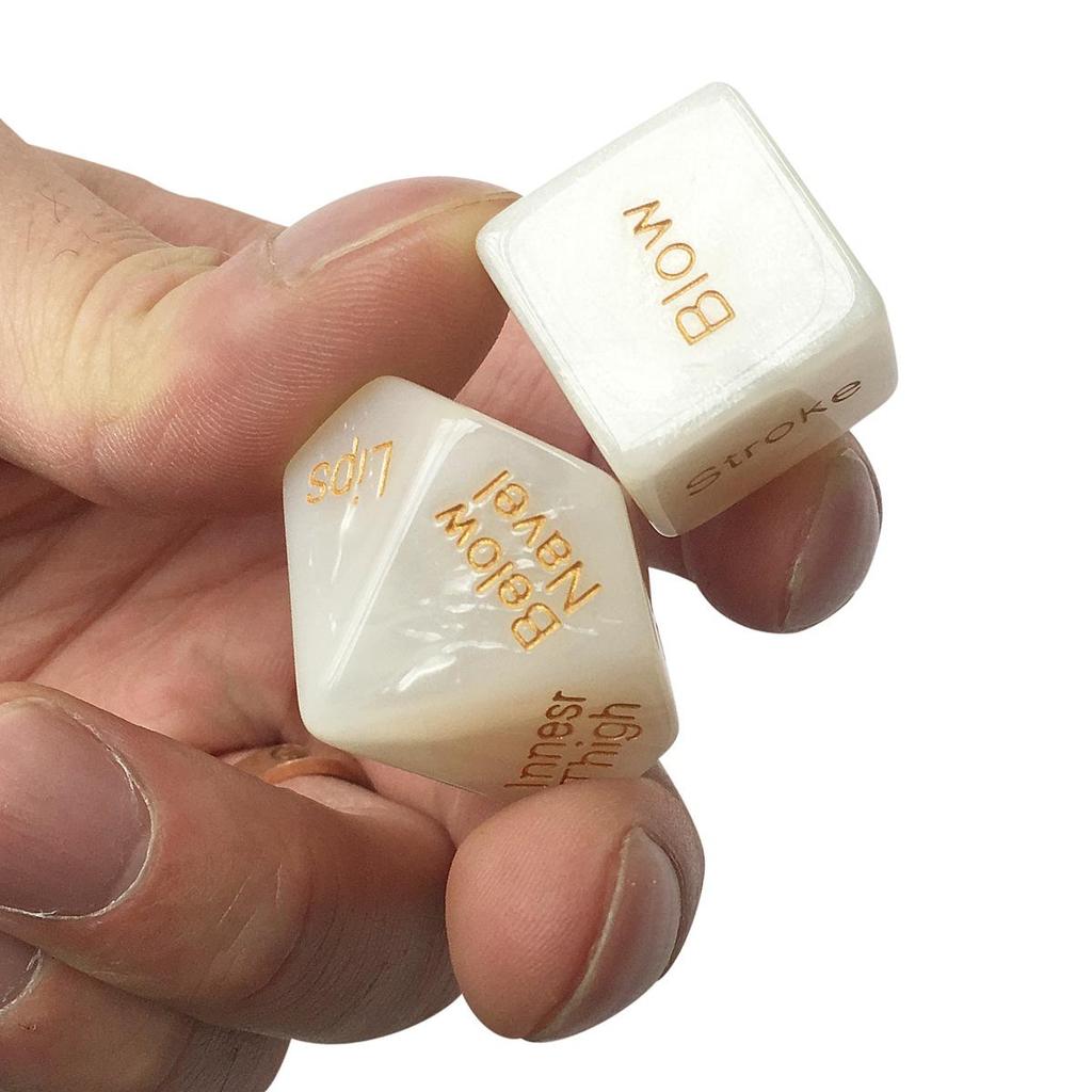 Engraved Adult Dice Set for Couples - Fun Bedroom Game