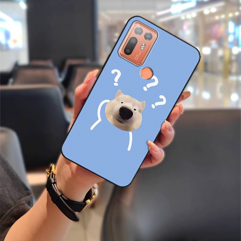 Cute Dirt-resistant Phone Case For HTC Desire 20 Plus/D20+ Couple Waterproof Soft Case Durable Cartoon Full Wrap TPU