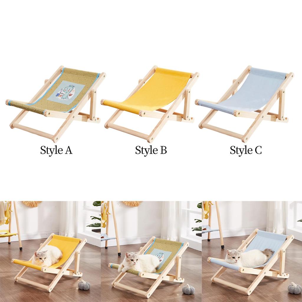 Scratcher Bed Multipurpose Casual Chair Anti Slip Legs Comfortable Adjustable Sturdy for Small Cats