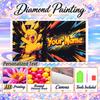 Personalized Pikachu Diamond Art Custom Name 5D Diamond Painting Full Drill DIY Craft