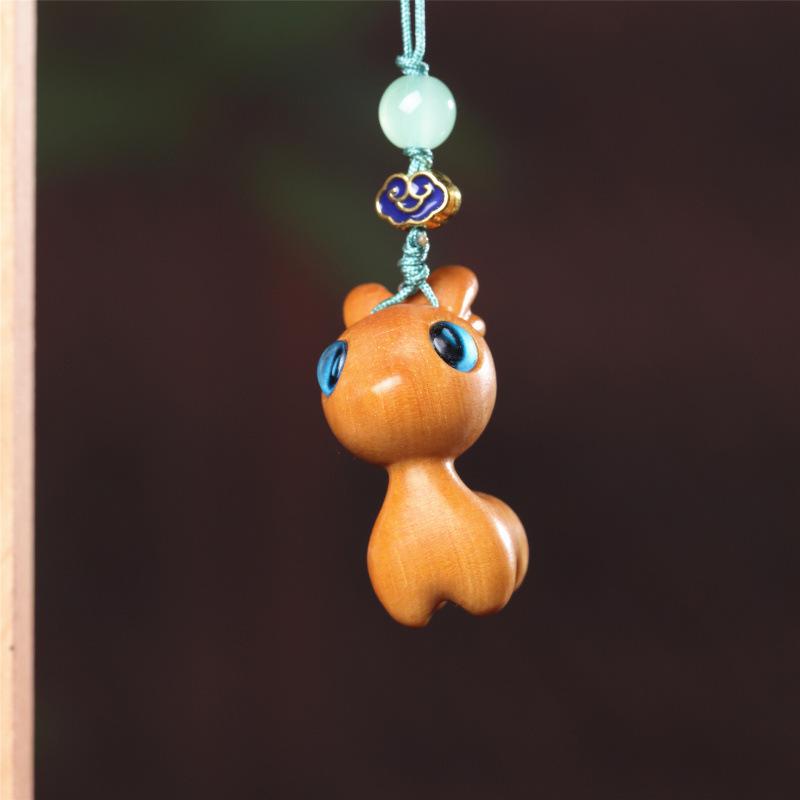 Niedlicher Reh-Haustieranhänger: Entzückendes Auto-Hängeaccessoire & Schlüsselanhänger-Geschenk