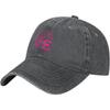 Lacrosse Love Graphic Washed Baseball Cap Breathable Cotton Curved Brim Adjustable Dad Hat Unisex