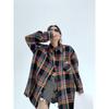 2024 Letter Long Sleeve Shirt Japanese Hong Kong Style Ins Loose Shirt Boys Summer Trendy Versatile Casual Coat