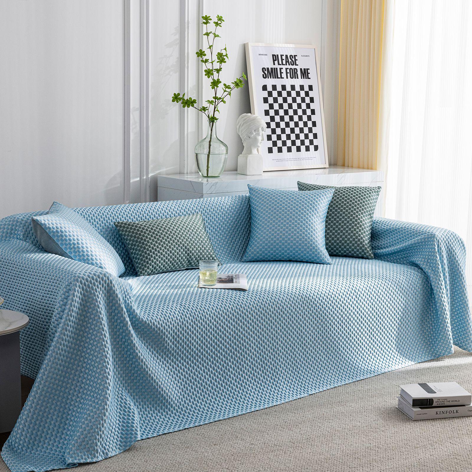 

Nordic ковры одеяло гобелен домашний декор настенные украшения чехол для стула полотенце мягкие постельные принадлежности гобелен 200x150cm синий