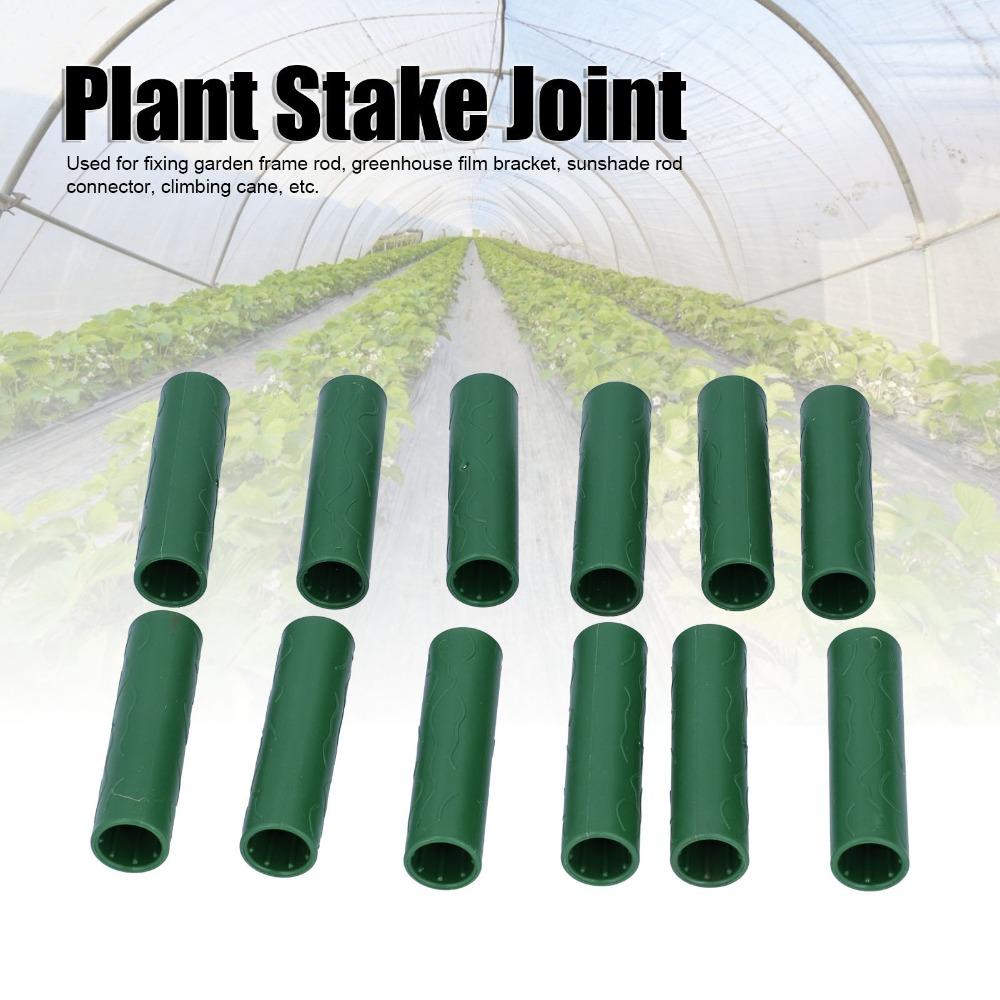 12 PIEZAS 11 mm / 16 mm Conector para Tutor de Planta Plástico Junta para Tutor de Jardín Marco de Celosía de Jardín