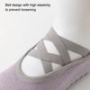 1 Pair Yoga 5-Toe Socks with Non-slip Gripper Breathable Mid-calf Socks Summer Women Ballet Dance Pilates Cotton Toe Crew