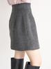 Snidel Shaggy Box Mini Skirt SWFS245119GRY0