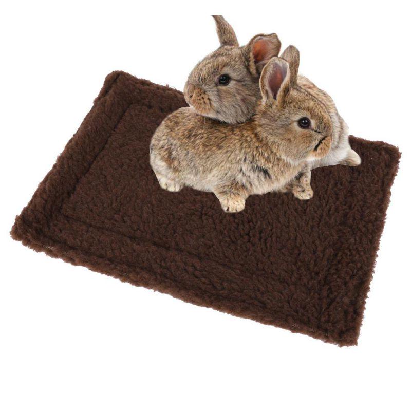 Blanket Mat Hamster Rabbit Cat Kitten House Pad Quilt Double Sided Fleece Warm Nest Bedding Cover