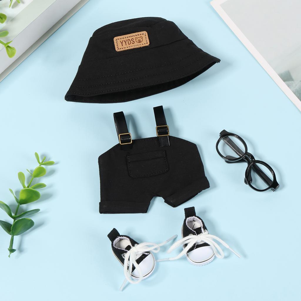 4Pcs Plush Doll Multiple Styles Clothing Set For Labubu Outfit Accessories Trendy Clothing Gfor 15/17cm Plush Toy