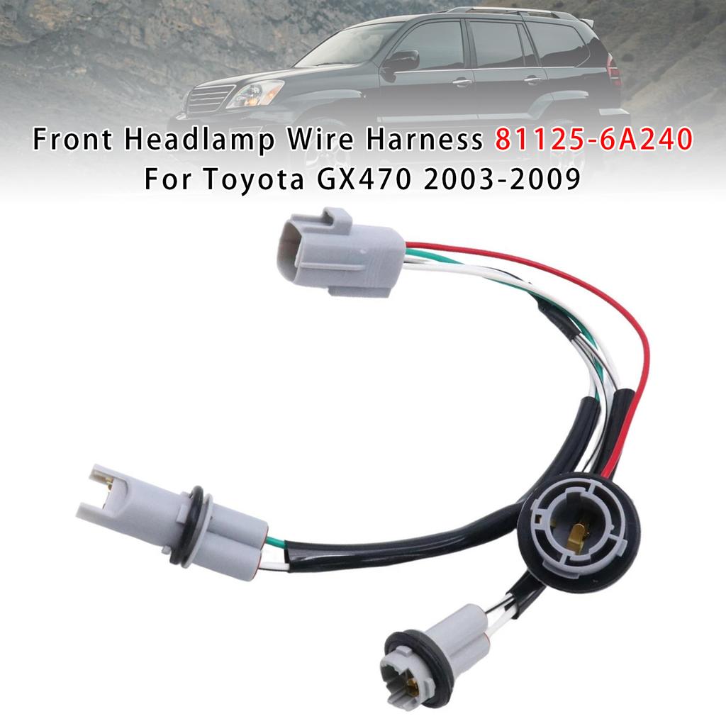 Front Headlamp Wire Harness 81125-6A240 For Toyota GX470 2003-2009