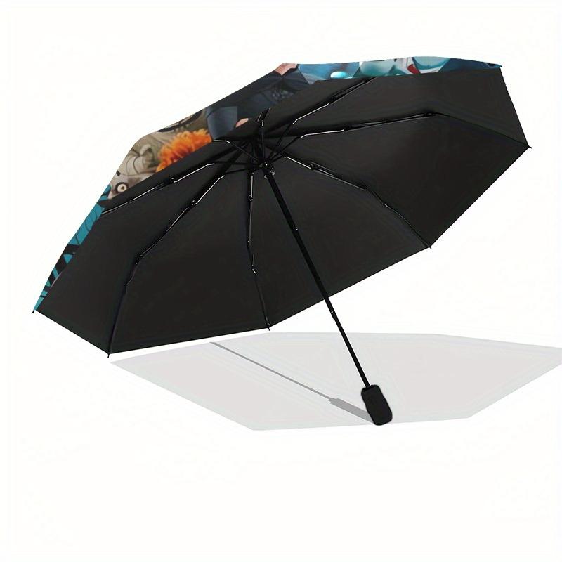 1pc Halloween, Monsters Themed High-quality Umbrella,Automatic Opening and Closing Umbrella,Multi-functional Umbrella G0811064