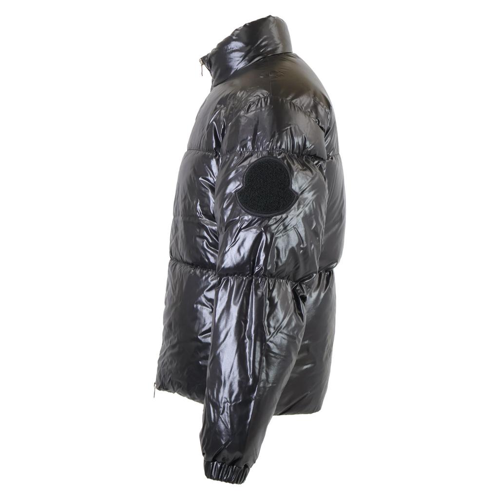 MONCLER [Good condition/domestic regular product] FRIESIAN Arm Big Patch Down Jacket 2 blackUsed