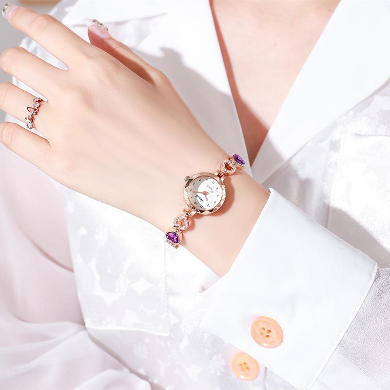 Luxusuhr Damen Strass Mode Armband Armbanduhr Lässig Damenuhr Relógio Feminino Dropshippinng