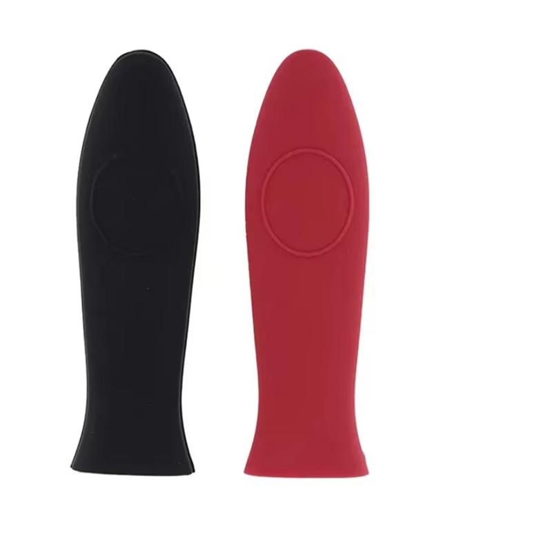 JUSTINLAU Silicone Pot Handle Sleeve Anti Slip Heat Resistant Cast Iron Pots Sleeve Cookware Parts Household Kitchen Accessories