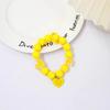 Bead hand rope bracelet acrylic love mobile phone case pendant pendant color green bracelet delivery guarantee digital