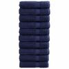 Superior Quality Hand Towels SOLUND 10 Pcs Navy