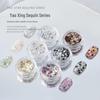 Yao Xing Nail Art Glitter Mix: Coarse & Fine Sequins, Five-Pointed Stars, Irregular Hexagons