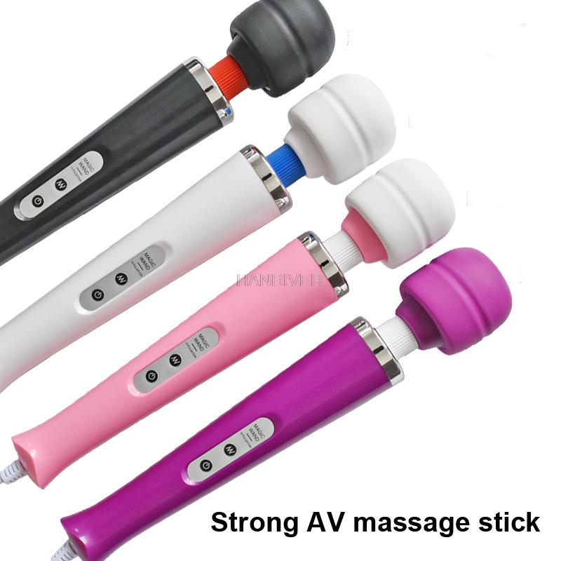 New 10 Speeds Magic Wand Massager,Big Magic Wand Massage Stick AV Vibrators Sexy Clit Vibrator Sex Toys for Women 32 *