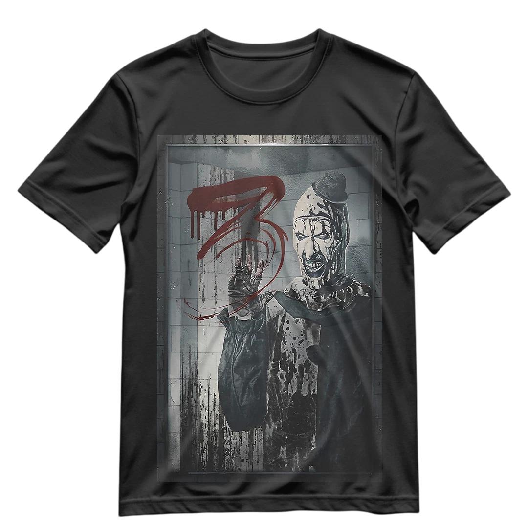 Art the clown T Shirt The Terrifier 3 Art in Mirror Shirt Size S-XXXL Art Tee S