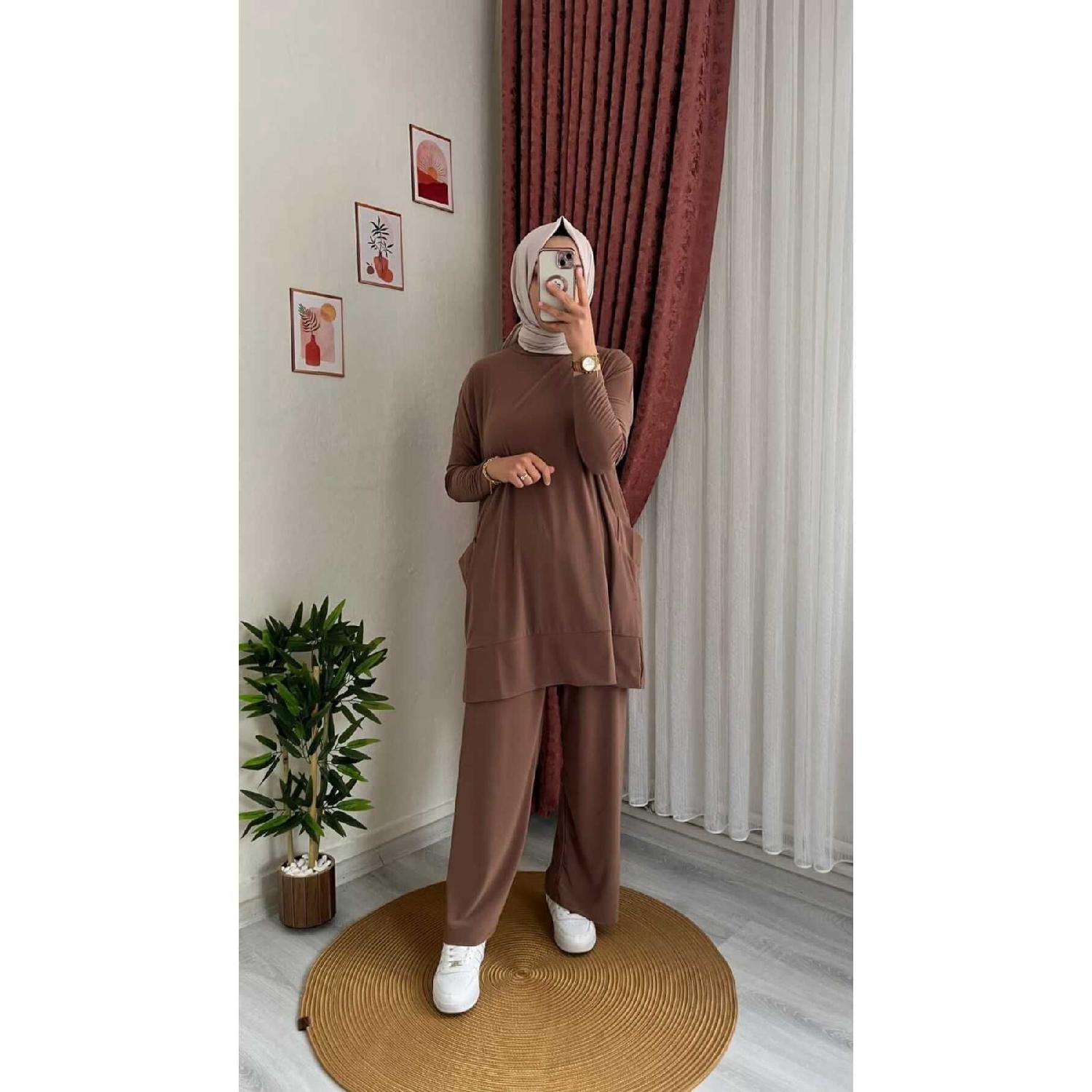 

Комплект Sandy с карманами 1 коричневый