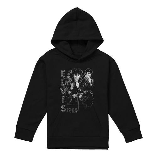Elvis Presley Childrens/Kids Leather Jacket Pull Over Hoodie