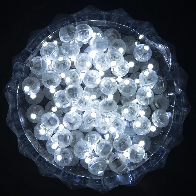 50 Stück Becher Kleine Runde Kugel Lichter Ballons LED Blinkende Leuchten Laternenlicht für Hochzeit Party Geburtstag Dekoration