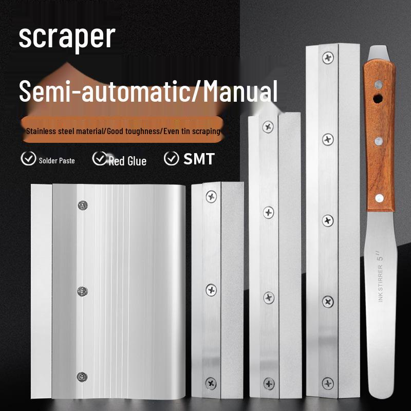 SMT Stainless Steel Mesh Squeegee – Solder Paste & Screen Printing Blade