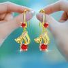 Original Net Red Fox Ear Hook Female Ins Niche Design Earrings Fashion Earrings