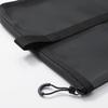 MUJI Nylon Mesh Vertical Document Case A4 Black - With Dividers, Japan