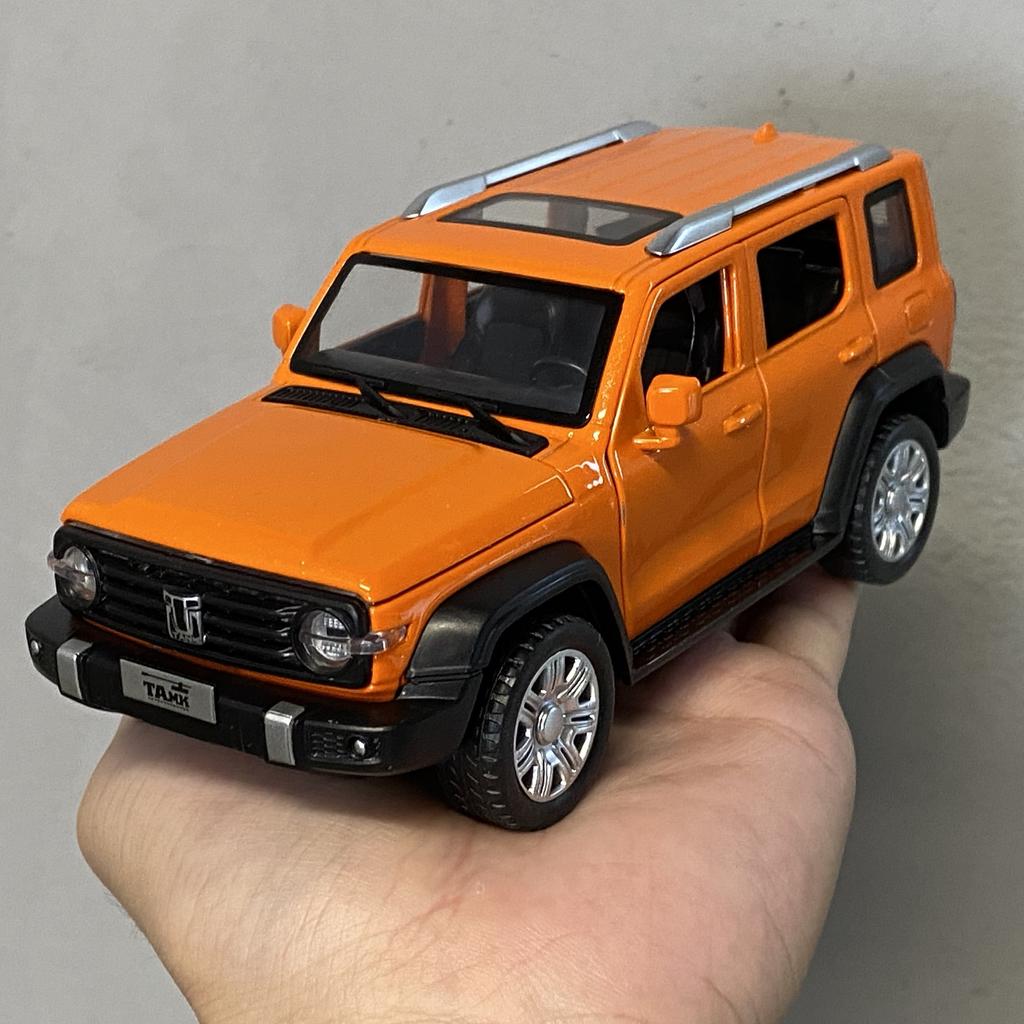 ABBV1 1:32 Tank 300 Explorer Off Road SUV Alloy Metal Diecast Model Car Interior Ornament Collection Hobby Central Control Screen Gift