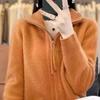 2024 Fall/Winter Lapel Double Zipper Knitwear: Soft, Skin-Friendly, Loose, Versatile, Slimming, Stylish Sweater