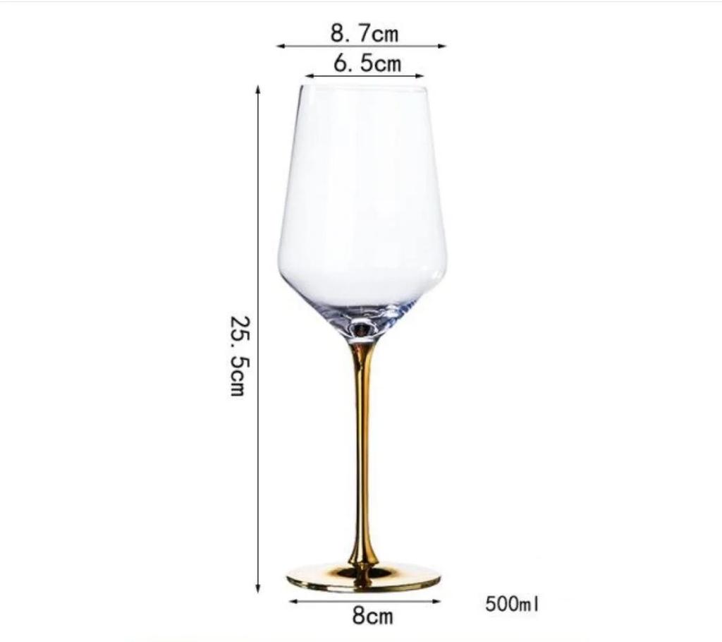 Creative Gold Electroplating Wine Glasses Cup Luxury Lead-free Crystal Goblet Champagne Glass Cocktail Glasses Wedding Drinkware