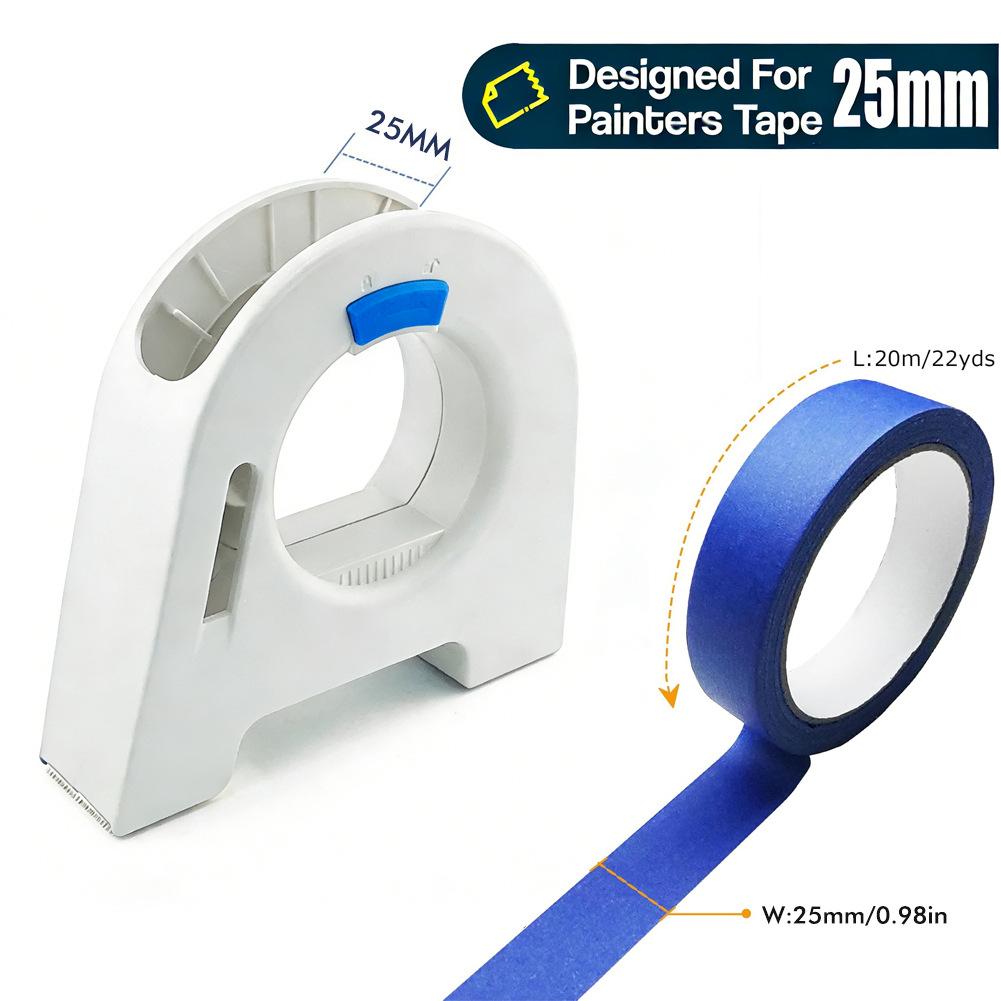 Heavy-Duty Tape Dispenser – Durable PVC Construction for Crafts, Renovation, Classroom Desk & Wall Painting Projects