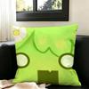 a-averythemayo  Pillow Case Square Double-Sided Sofa Cushion Cover Bedroom Bedside Pillow