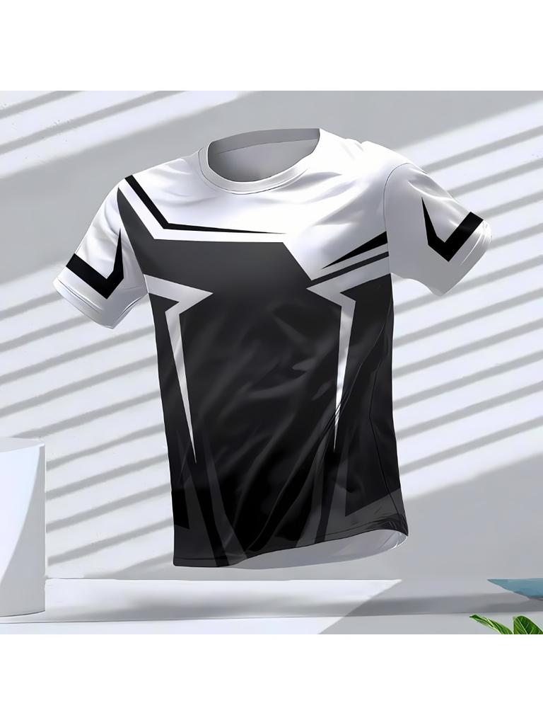 Sommer Neu 3D Gedruckt Bestseller Outdoor Laufen Atmungsaktiv und Schnelltrocknend Fitness Kleidung Lässig Herren