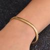 Snake Chain Link Bracelet Male Wholesale Braslet 2025 Gold Color Stainless Steel Bracelets for Men Women Punk Jewelry Gift