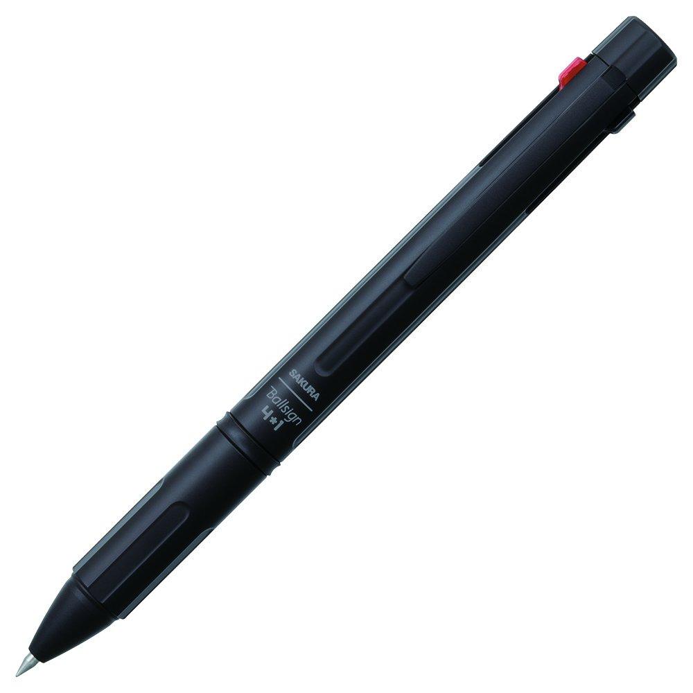 

Sakura Ball Sign Premium Black Cray-Pas Multi-Function Pen, 4+1, GB4M2004-P#49,