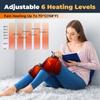 Wireless Heated Knee Massager Pads Brace Shoulder Elbow Support Muscle Wrap 6 Levels Hot Compress Reduce Stress Joint Health