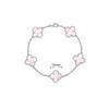New Arrival Four-leaf Clover Bracelet Natural Mother-of-pearl Agate Accessible Luxury Women's Bracelet