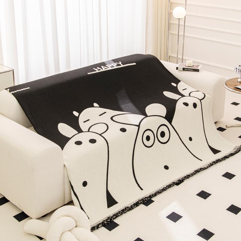 Prosop Sofă Universal Patru Anotimpuri Anti-Alunecare Chenille Husă de Sofă Pernă Simplu Modern Living Sofă Acoperire Completă Pânză