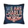Pillow Cover Charlie Kirk  Cute Funny Pillow Case For Office Car Home Decor Pillowcases