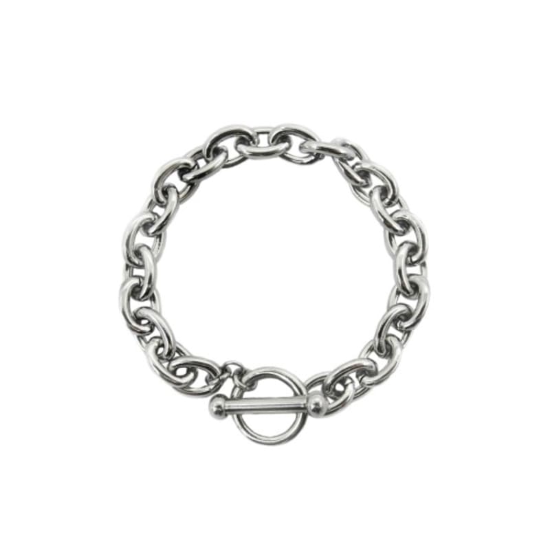 LOVE ME MONSTER [Surgical] Bold Toggle Chain Bracelet