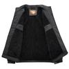 New Autumn and Winter Men's Casual Cotton Coat, Stand Collar, Loose Large Size Men's Fashion Quilted Cotton Coat
