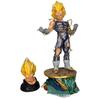 Ls Majin Vegeta Dragon Ball Super Saiyan 1:1 Scale Bust Statue Double Head Replaceable Pvc Anime Figure 33.5Cm Collectible Model