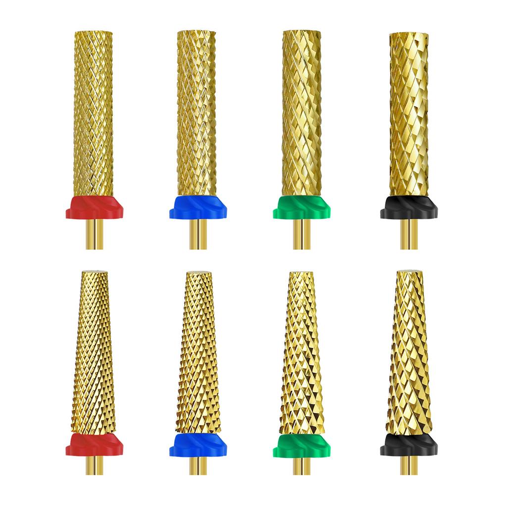 Nail Drill Bits Tungsten Steel Nail Art Manicure Drill Bits Electric Pedicure Manicure Grinding Nail Polishing Accessory