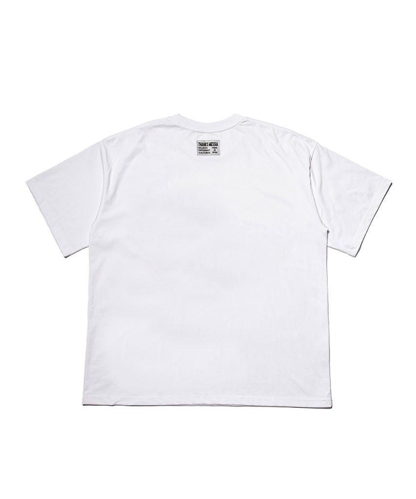 THANKS MESSIA Tm Crack Tshirt-White